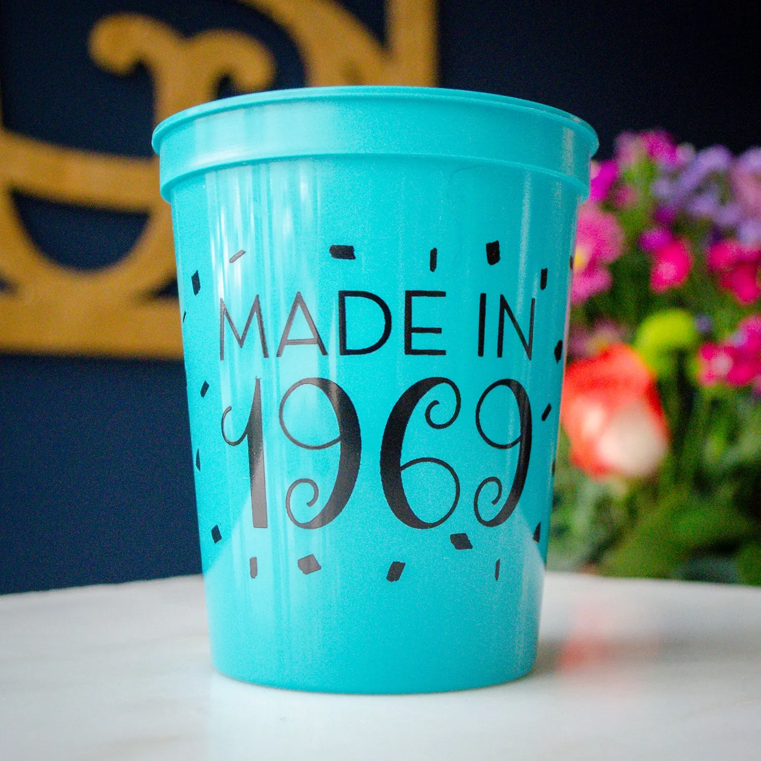 50th Birthday Party Stadium Cups