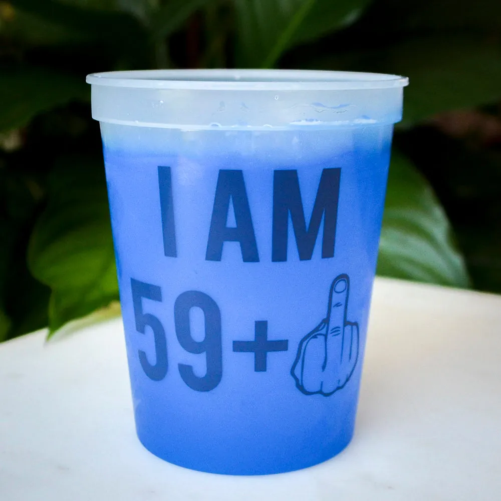 60th Birthday Color Changing Stadium Cups
