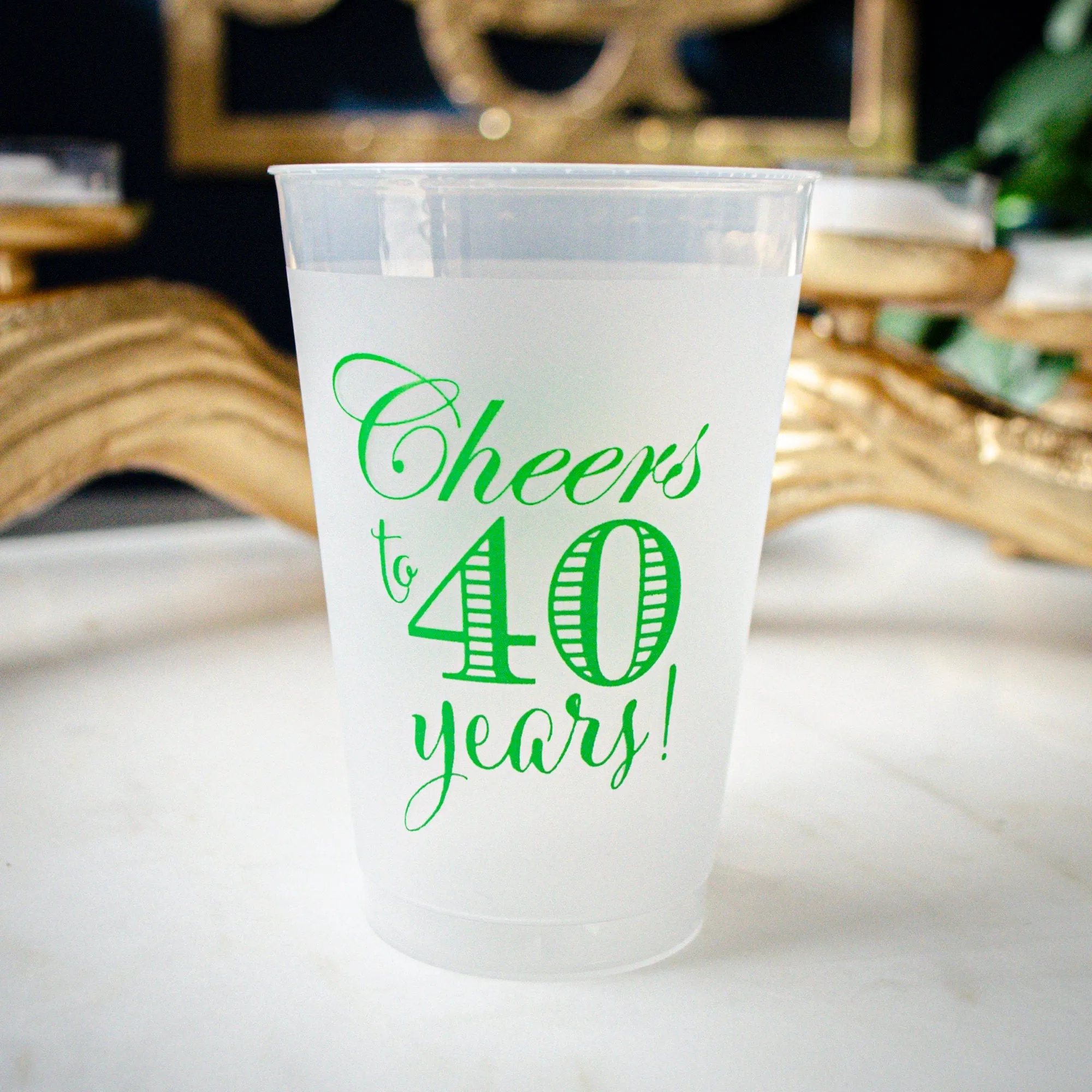 70 and Fabulous Party Cups