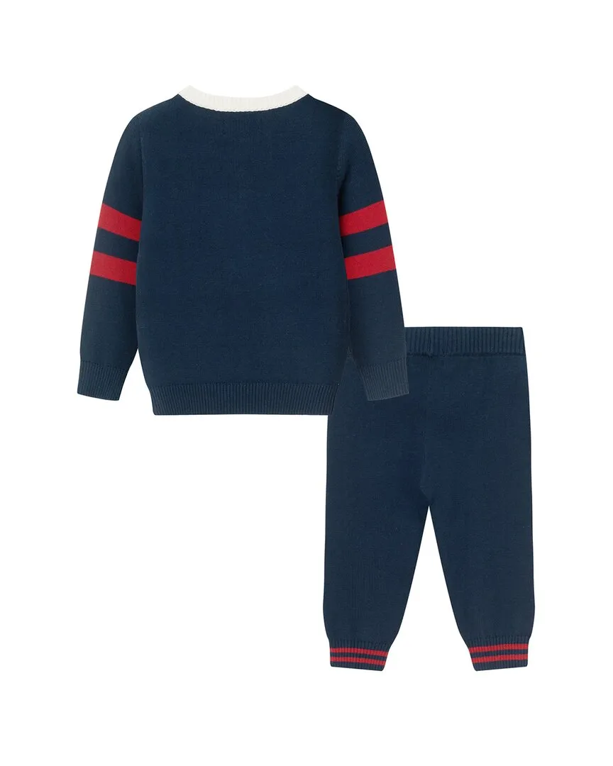 Andy & Evan Henley Sweater & Pant Set
