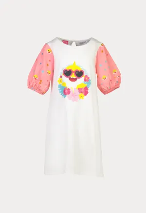 Baby Shark Printed Flare Elasticated Dress