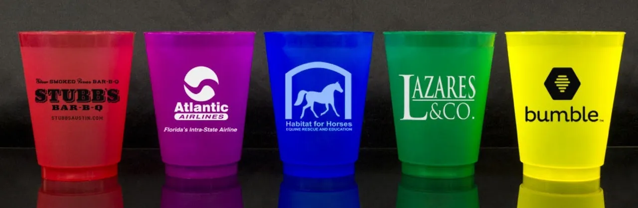 Bachelorette Color Shatterproof Cups