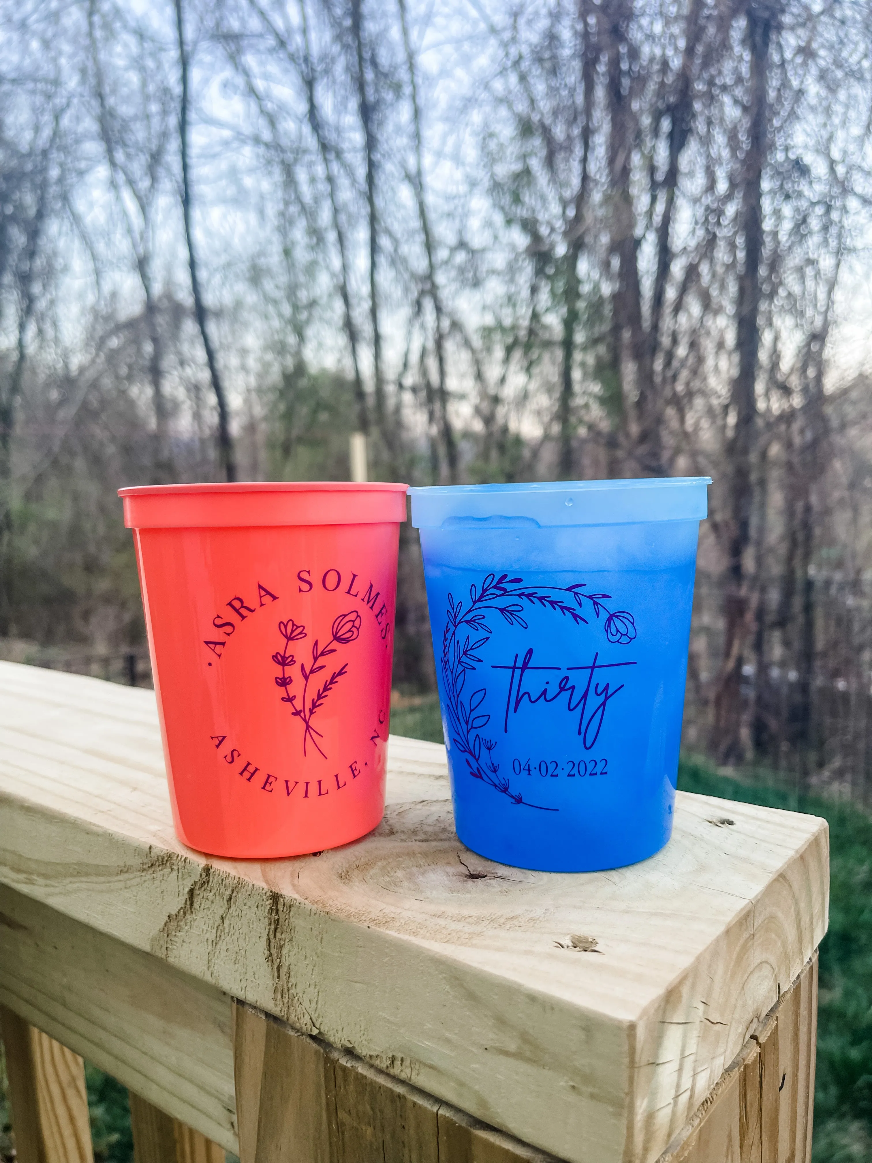 Birthday Changing Stadium Cups