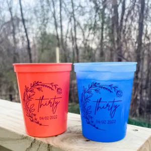 Birthday Changing Stadium Cups