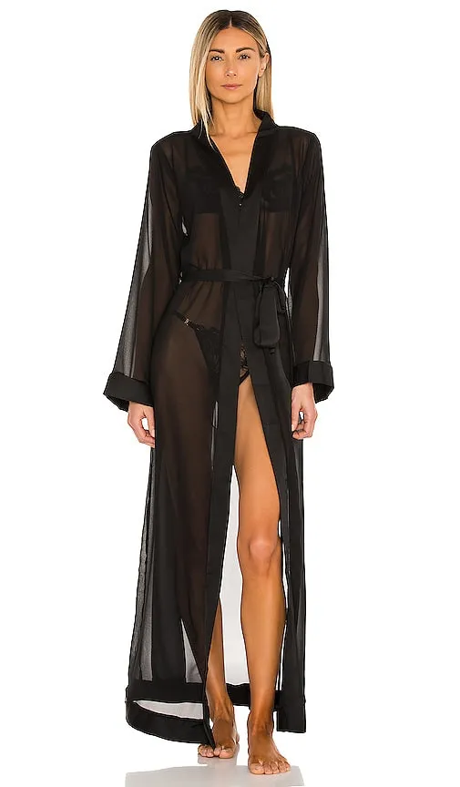 BLUEBELLA Marcella Long Kimono in Black