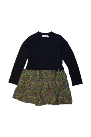 Bonpoint Floral Sweater Dress 6T