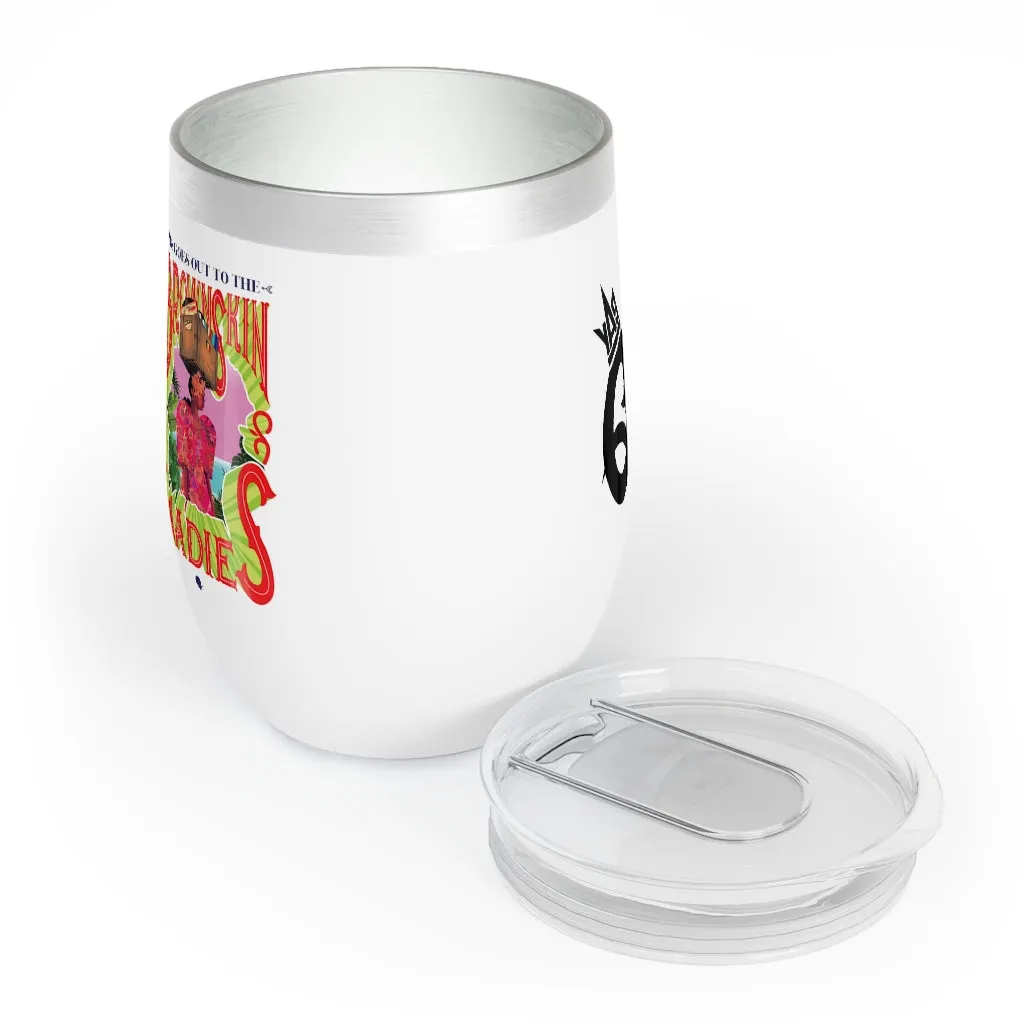 Brown Skin Ladies Wine Tumbler
