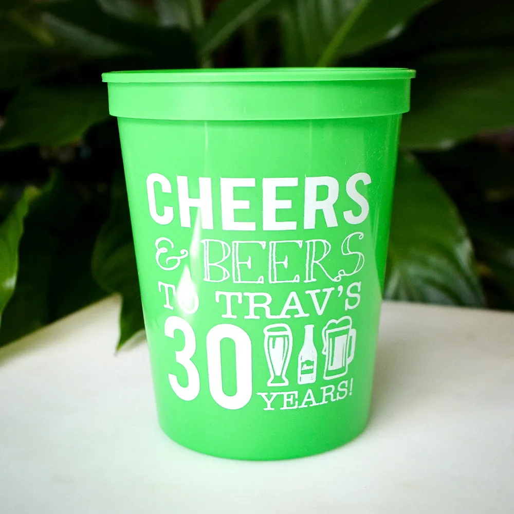 Cheers & Beers Stadium Cups