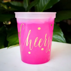 Color Changing Cheers Stadium Cups