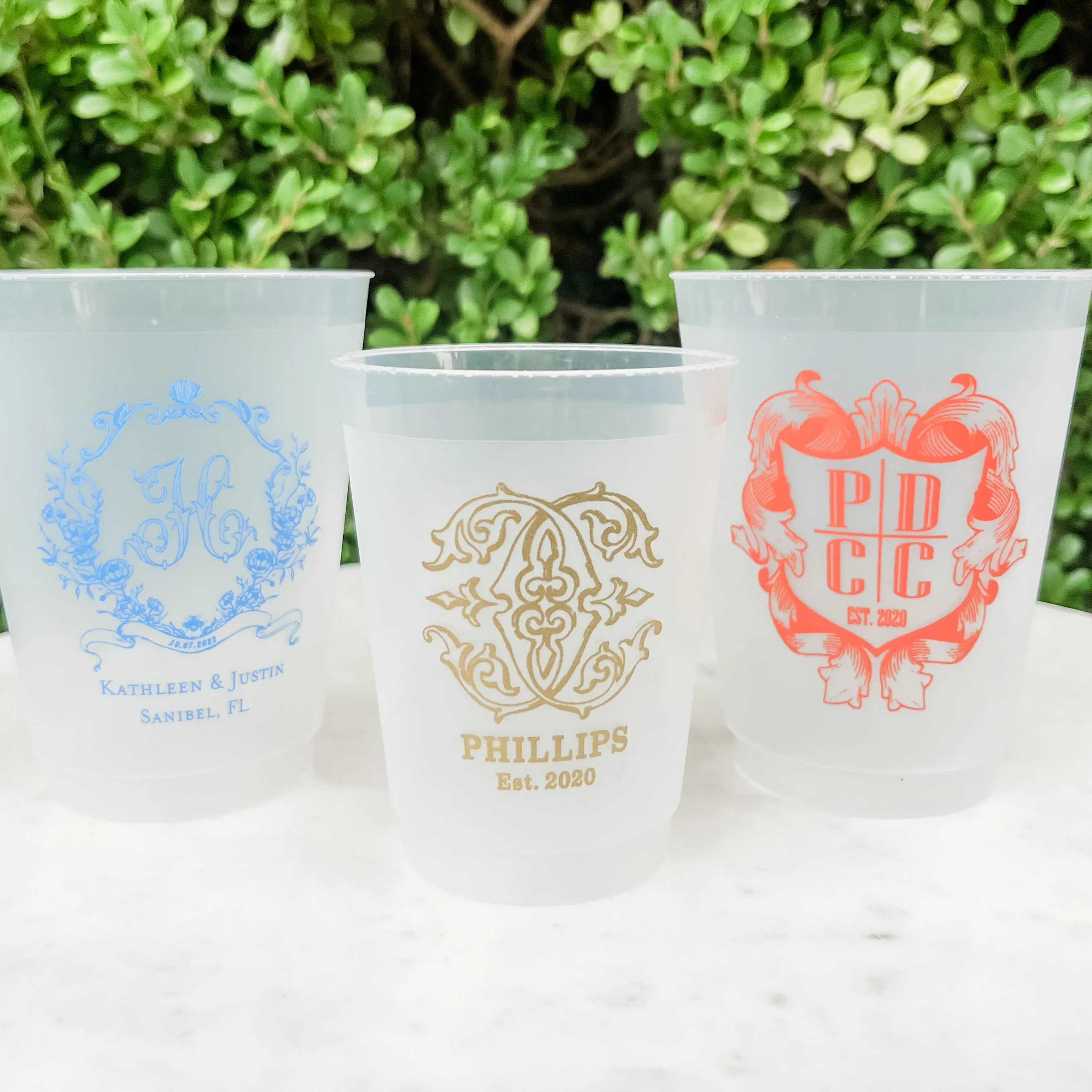 Colored Ink Crest Frost Flex Party Favors