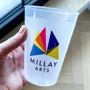 Corporate Logo Full Color Frost Flex Cups