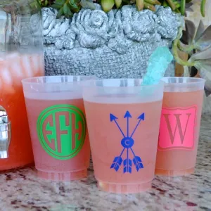 Custom Birthday Frosted Cups