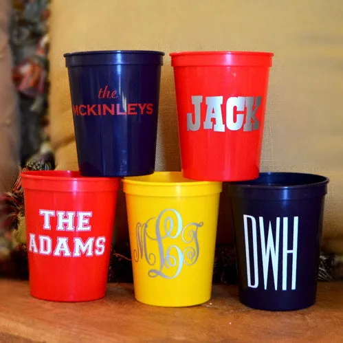 Custom Bold Stadium Party Cups