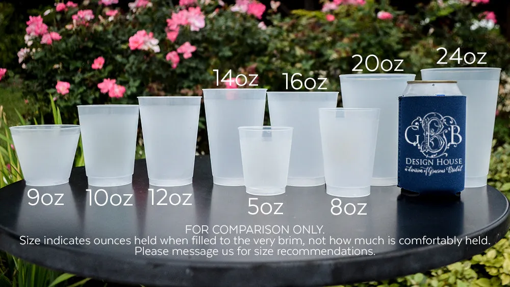 Custom Couple's Name Shatterproof Cups