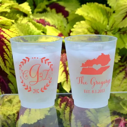 Custom Couple's Name Shatterproof Cups