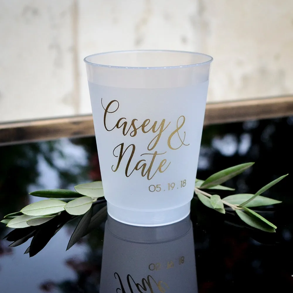 Custom Couple's Name Shatterproof Cups