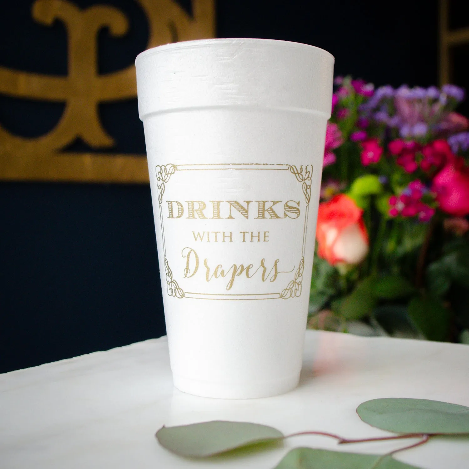 Custom Designed Styrofoam Cups