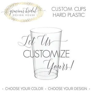 Custom Hard Plastic Cups