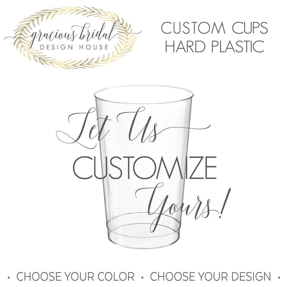Custom Hard Plastic Cups