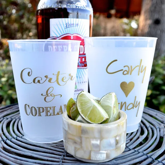 Custom Names Shatterproof Cups