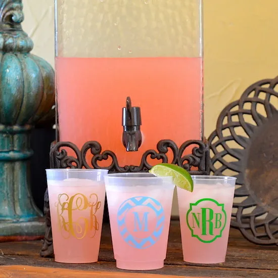 Custom "Cheers" Shatterproof Plastic Cups