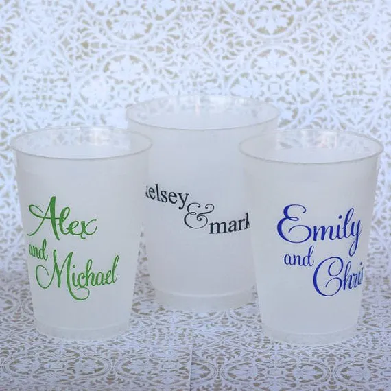 Custom Script Names Shatterproof Cups