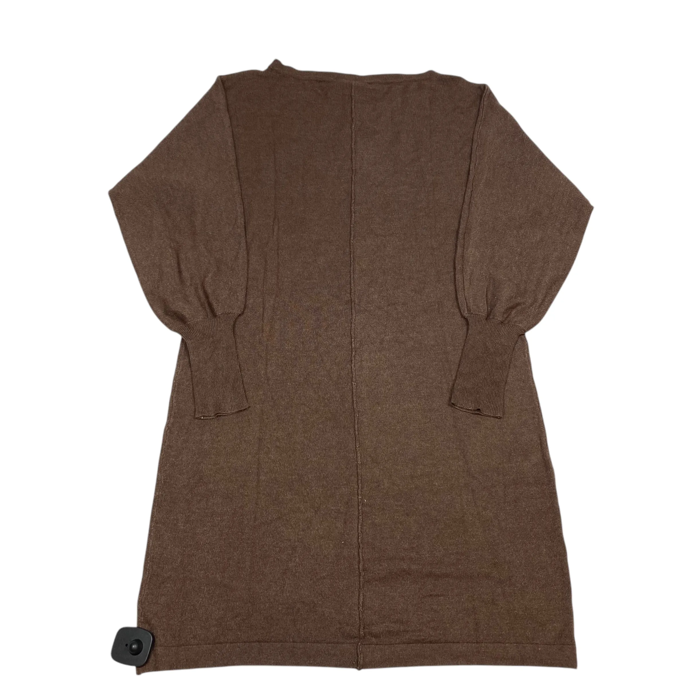 Dress Sweater By Bobeau In Brown, Size: M