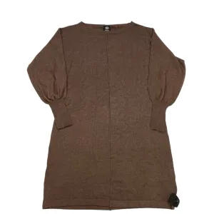 Dress Sweater By Bobeau In Brown, Size: M