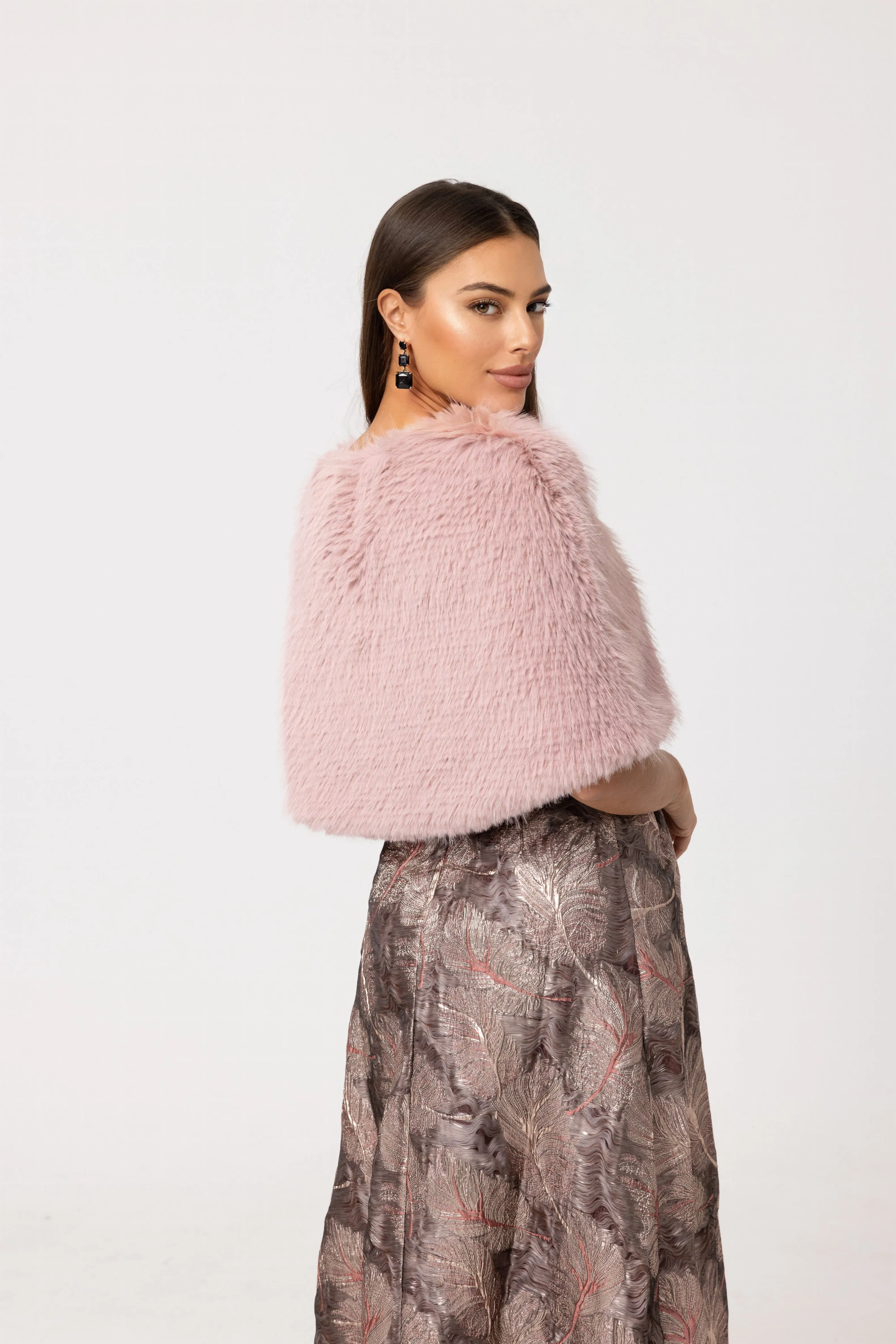 Leea Cape Dusty Pink