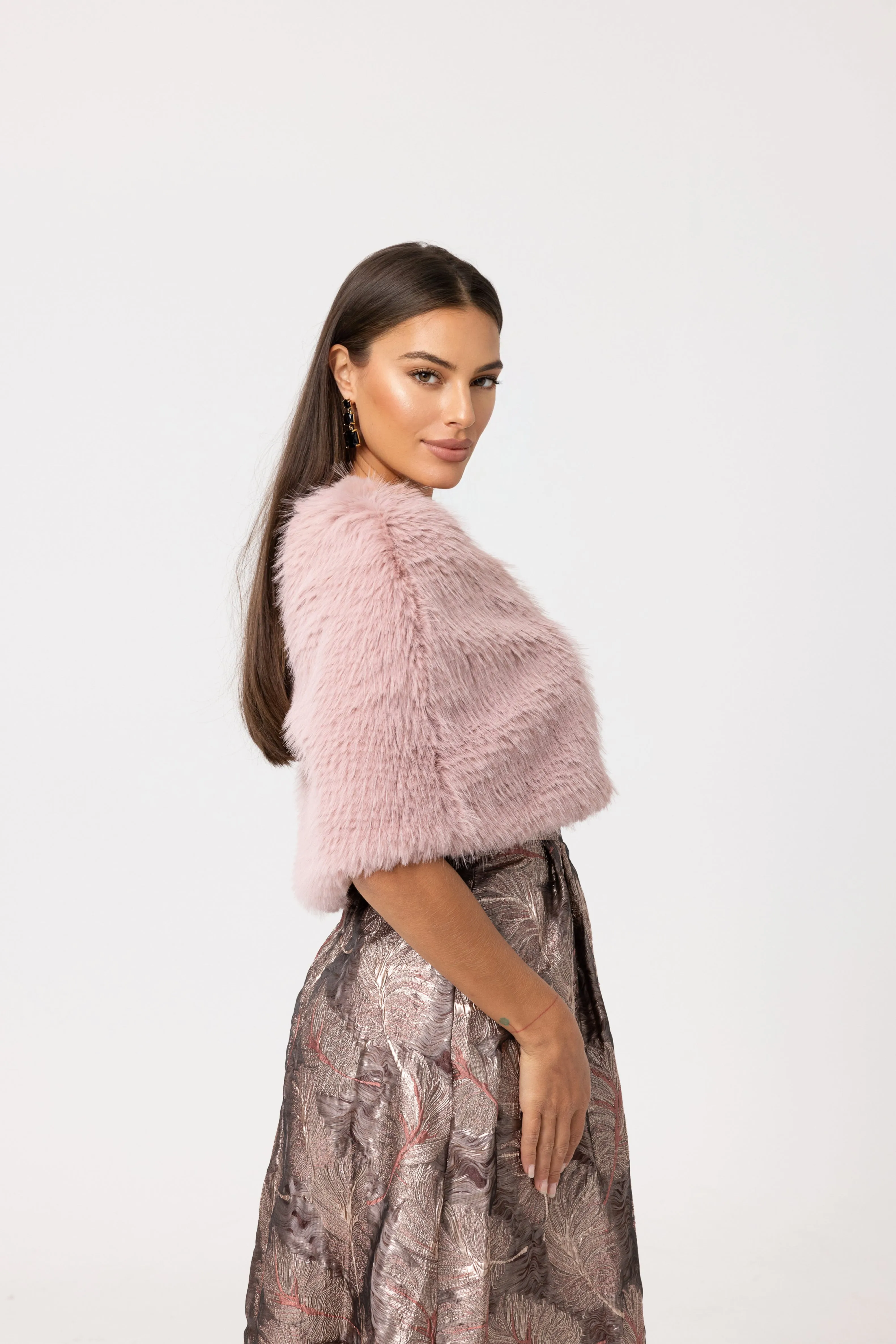 Leea Cape Dusty Pink