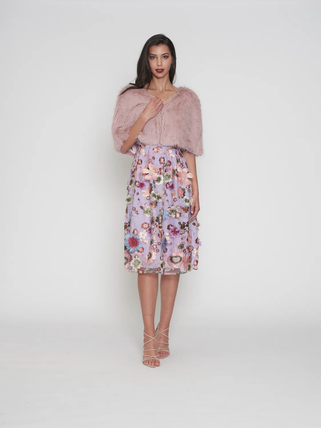 Leea Cape Dusty Pink