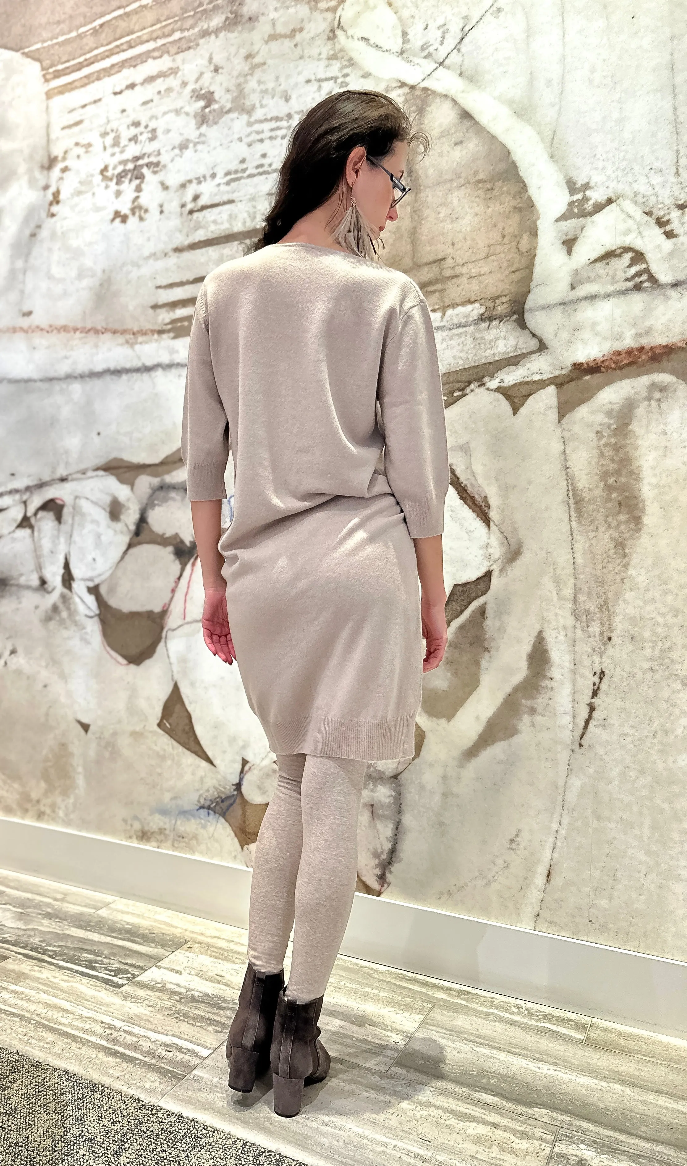 Lightweight 100% Cashmere Sweater Dress