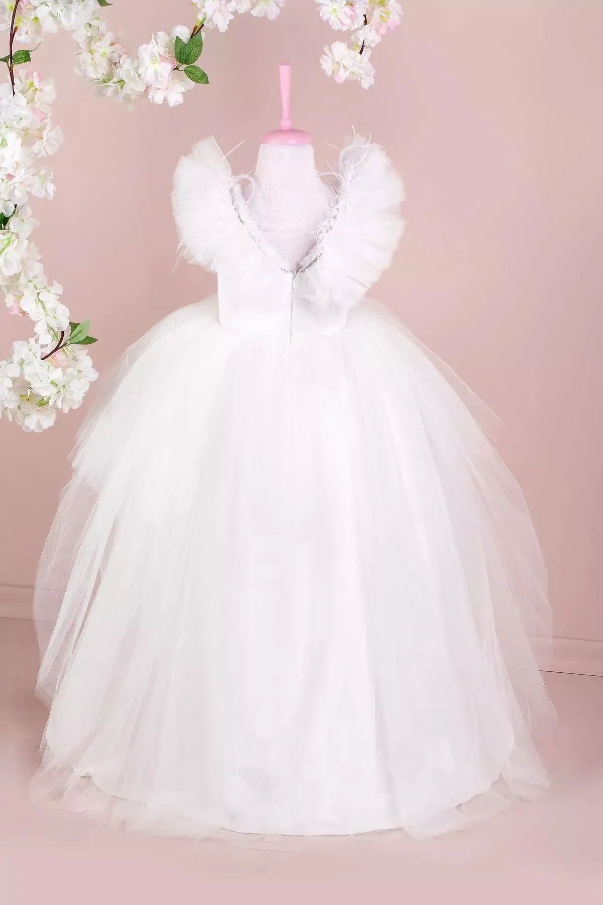 Maria White Party Dress