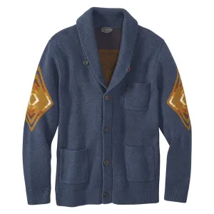 Pendleton Shawl Sweater - Navy Harding