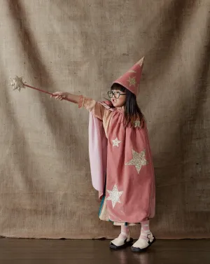 Pink Velvet Wizard Costume