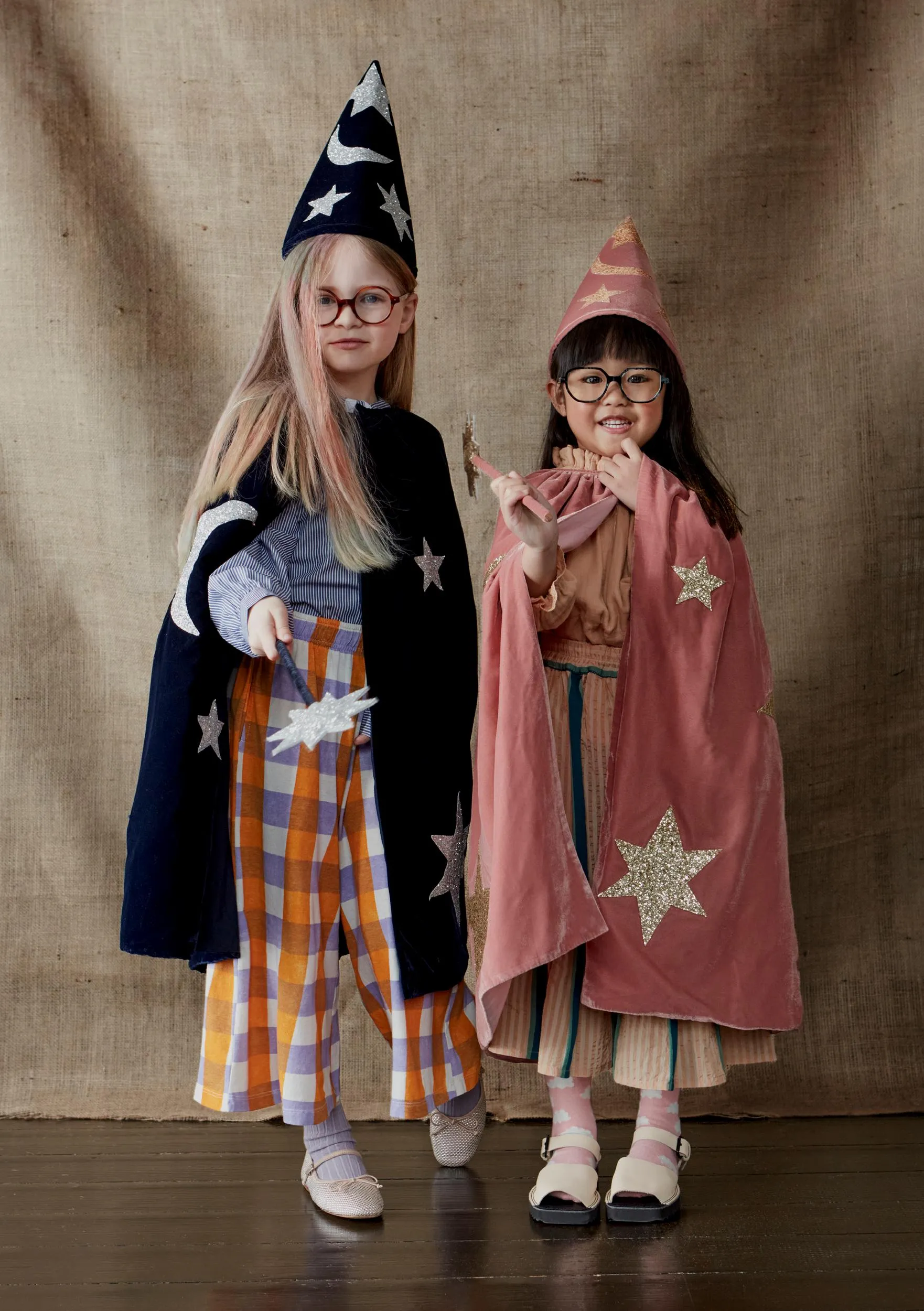 Pink Velvet Wizard Costume