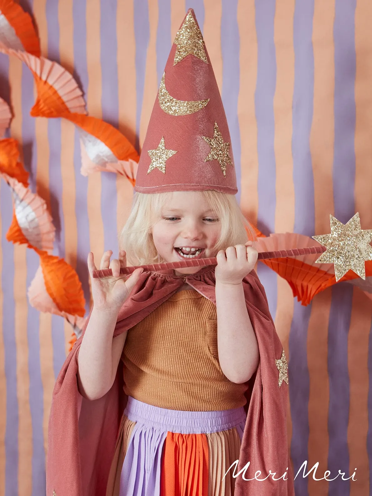 Pink Velvet Wizard Costume