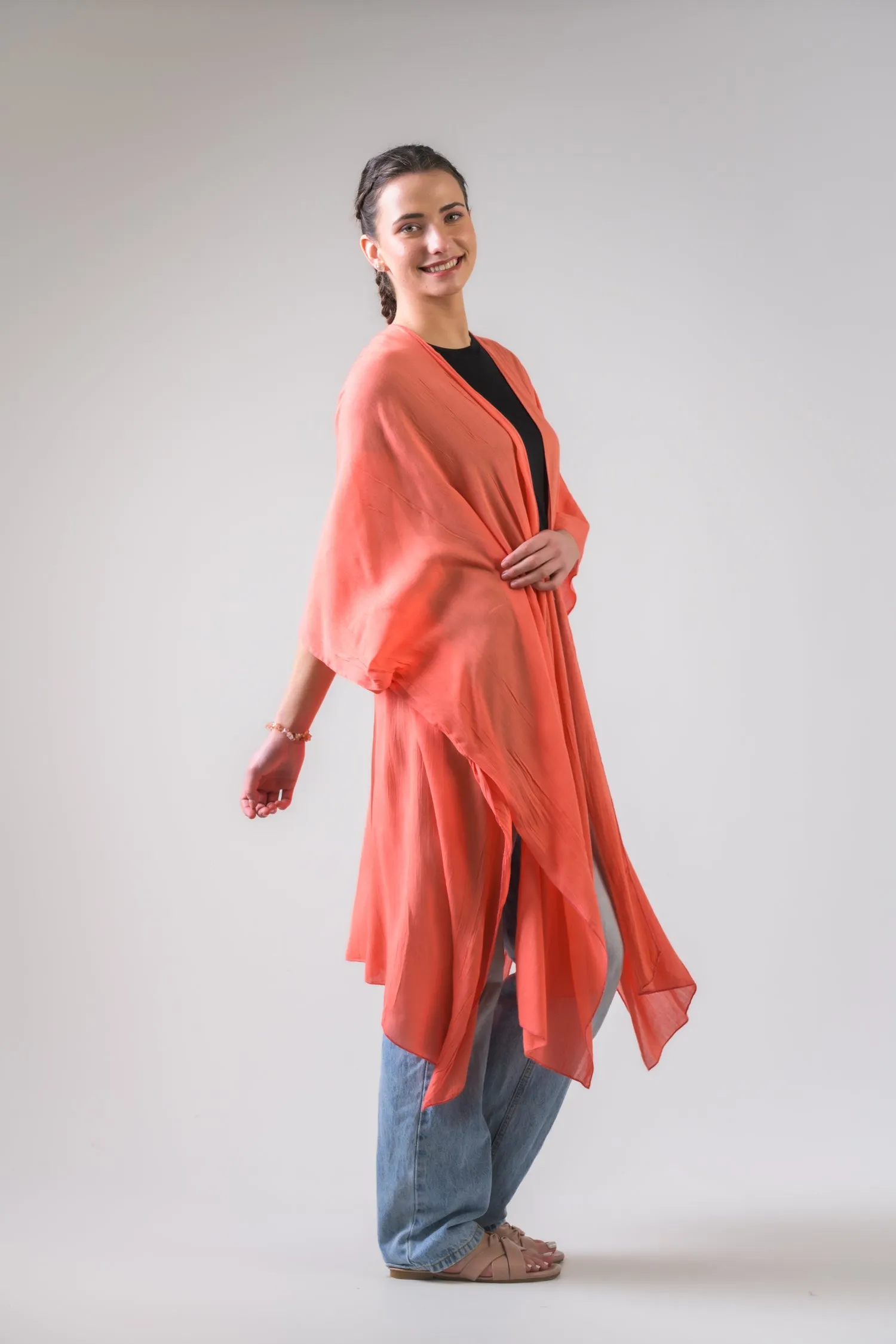 Rhea Sheer Kimono