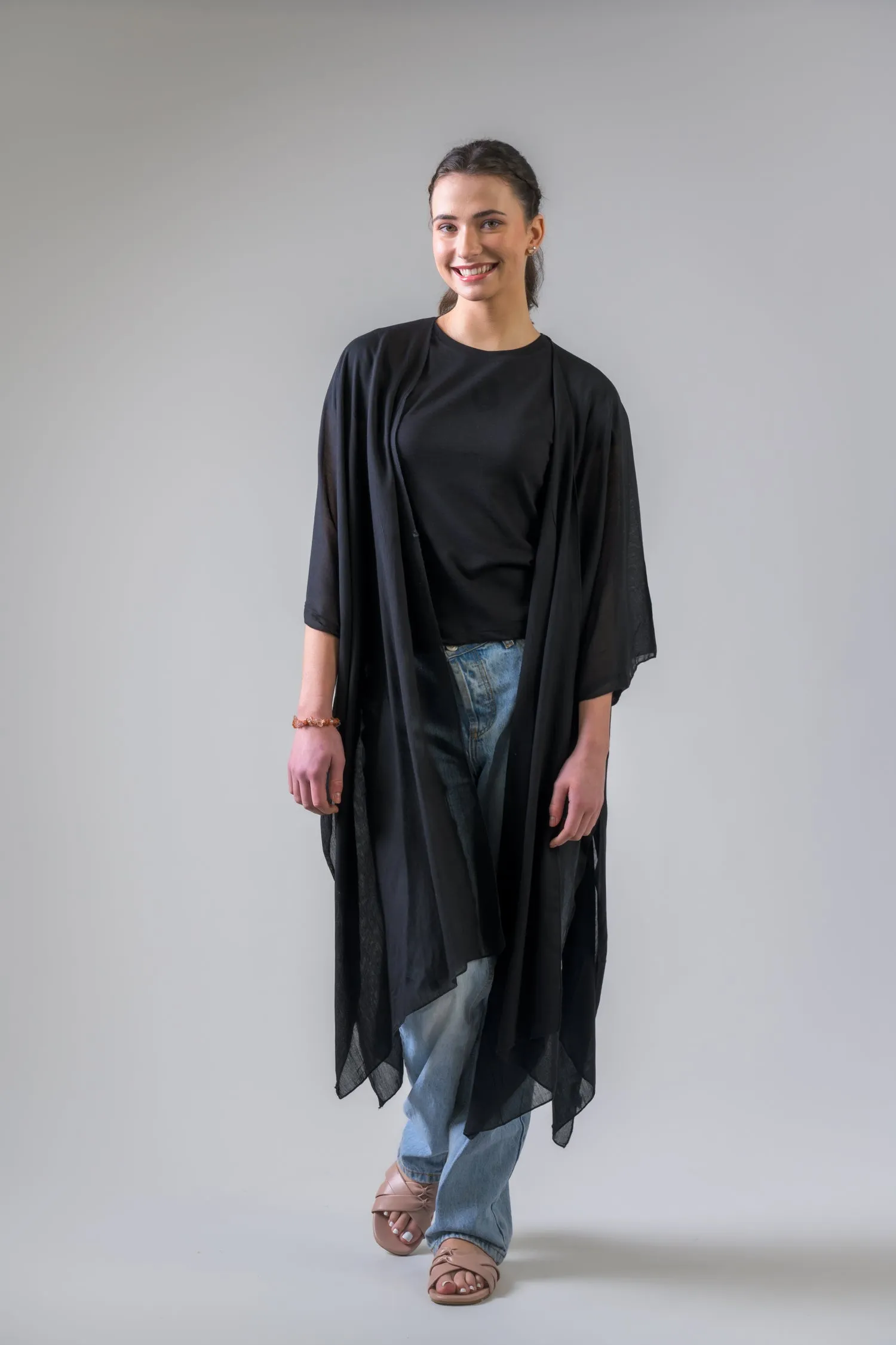 Rhea Sheer Kimono