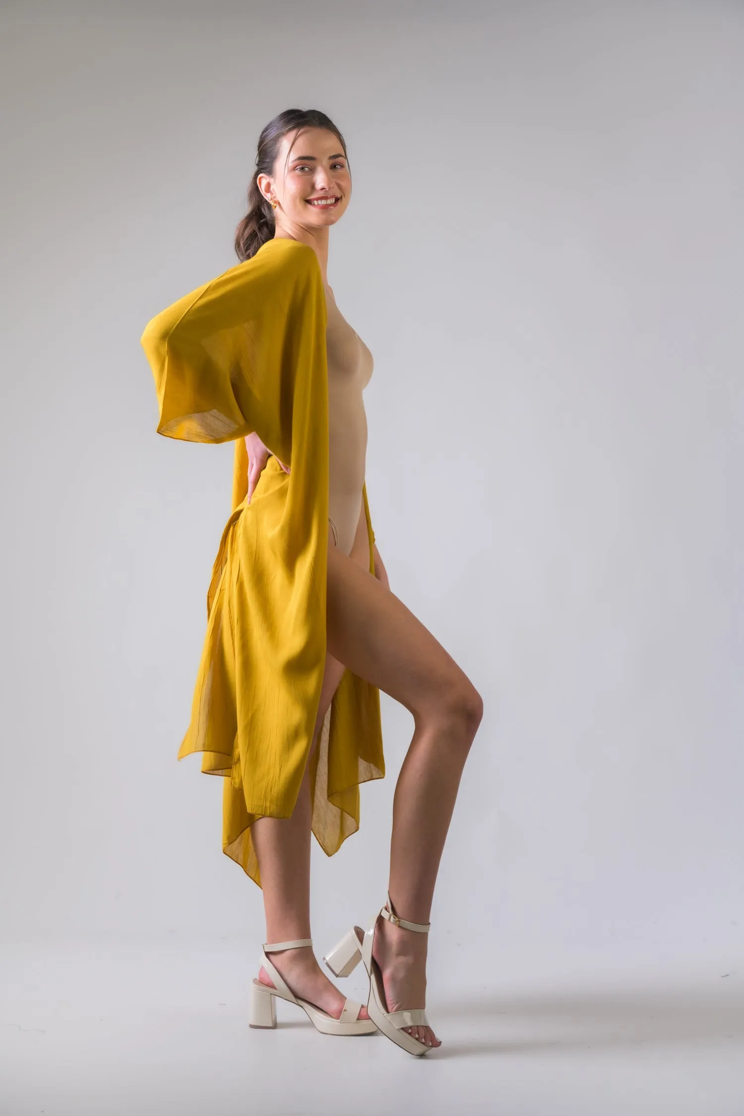 Rhea Sheer Kimono