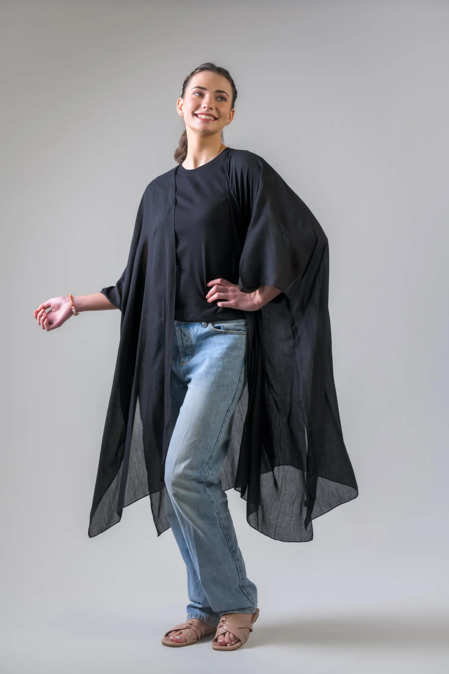 Rhea Sheer Kimono