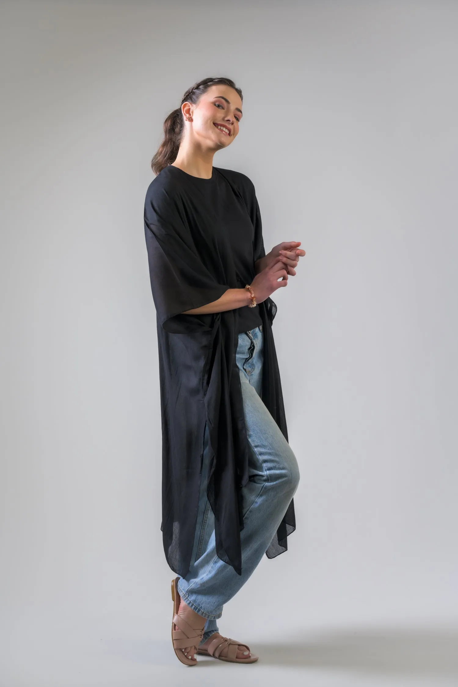 Rhea Sheer Kimono