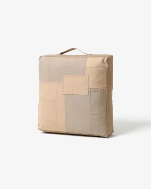 SQUARE CUSHION S UPCYCLED PATCHWORK COTTON