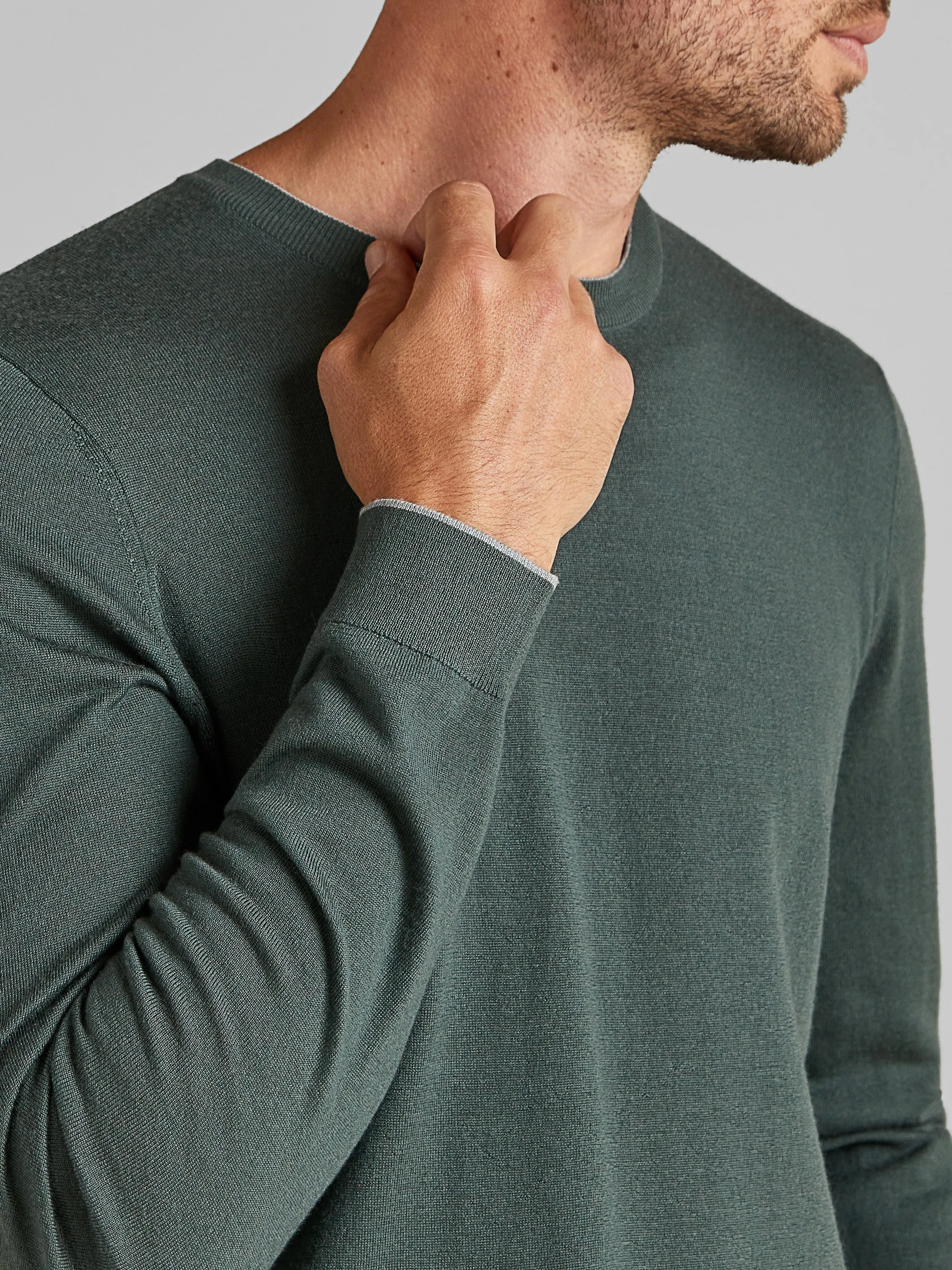 Super Fine Merino Wool Crew Neck