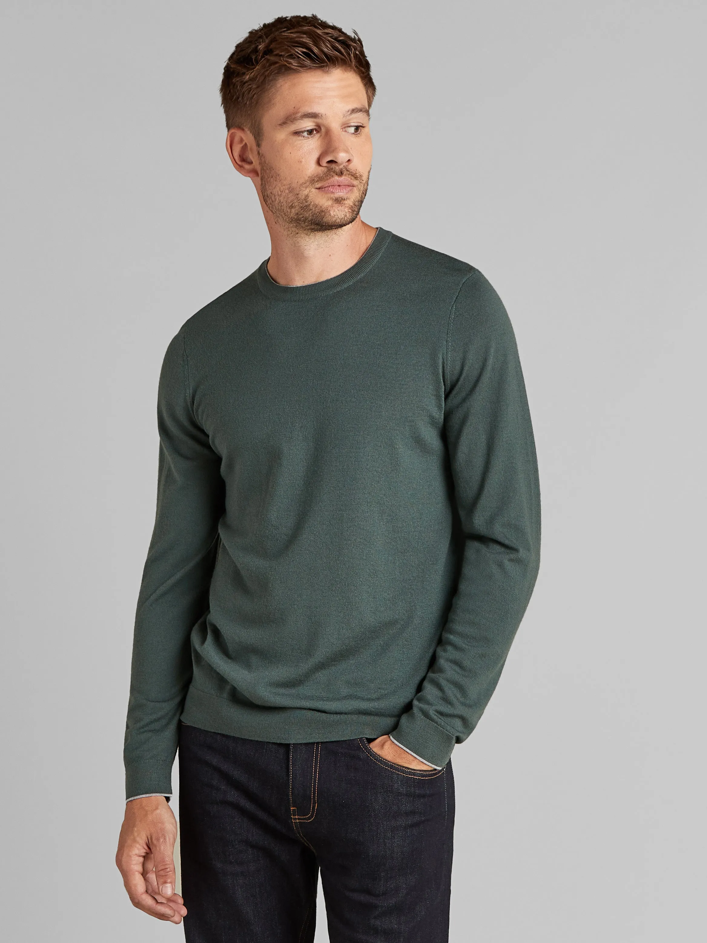 Super Fine Merino Wool Crew Neck