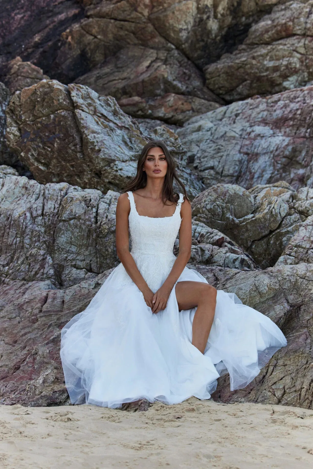 Tania Olsen Bridal TC373 Myrtle Gown - Vintage White