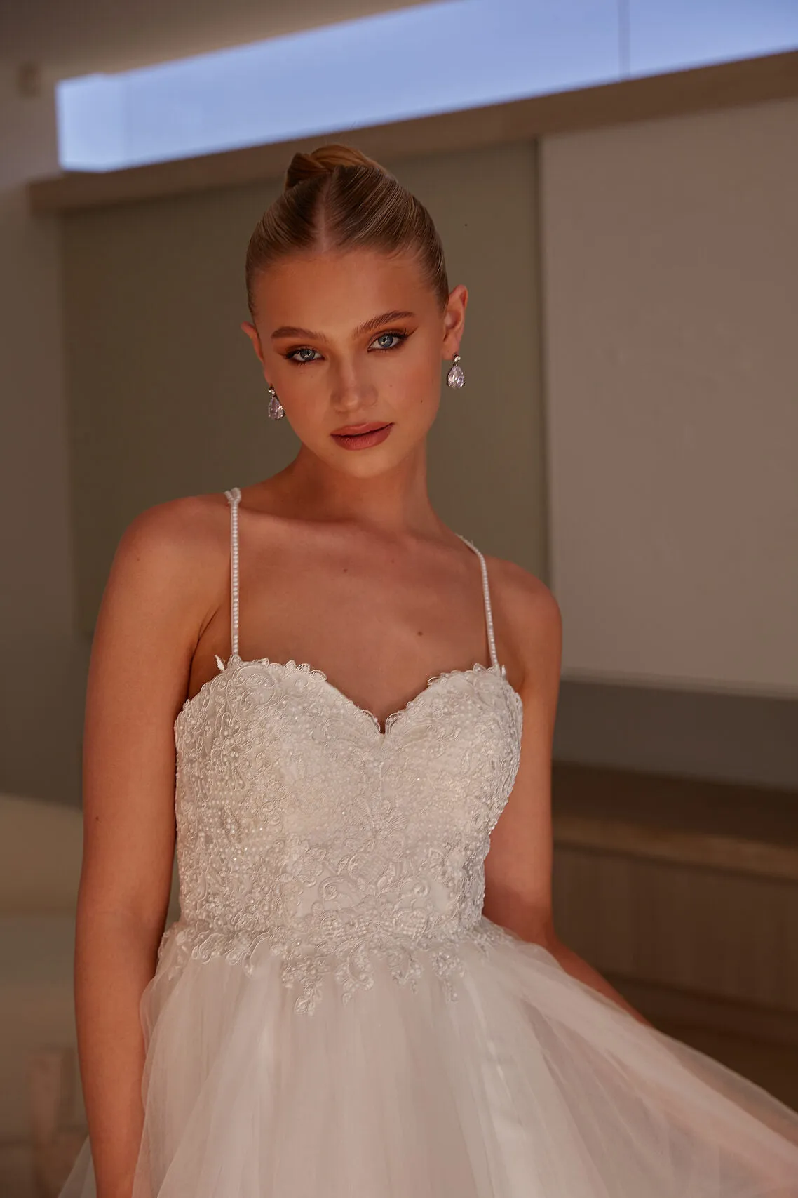 Tania Olsen PO24102 BOURNE Debutante Gown - Pure White