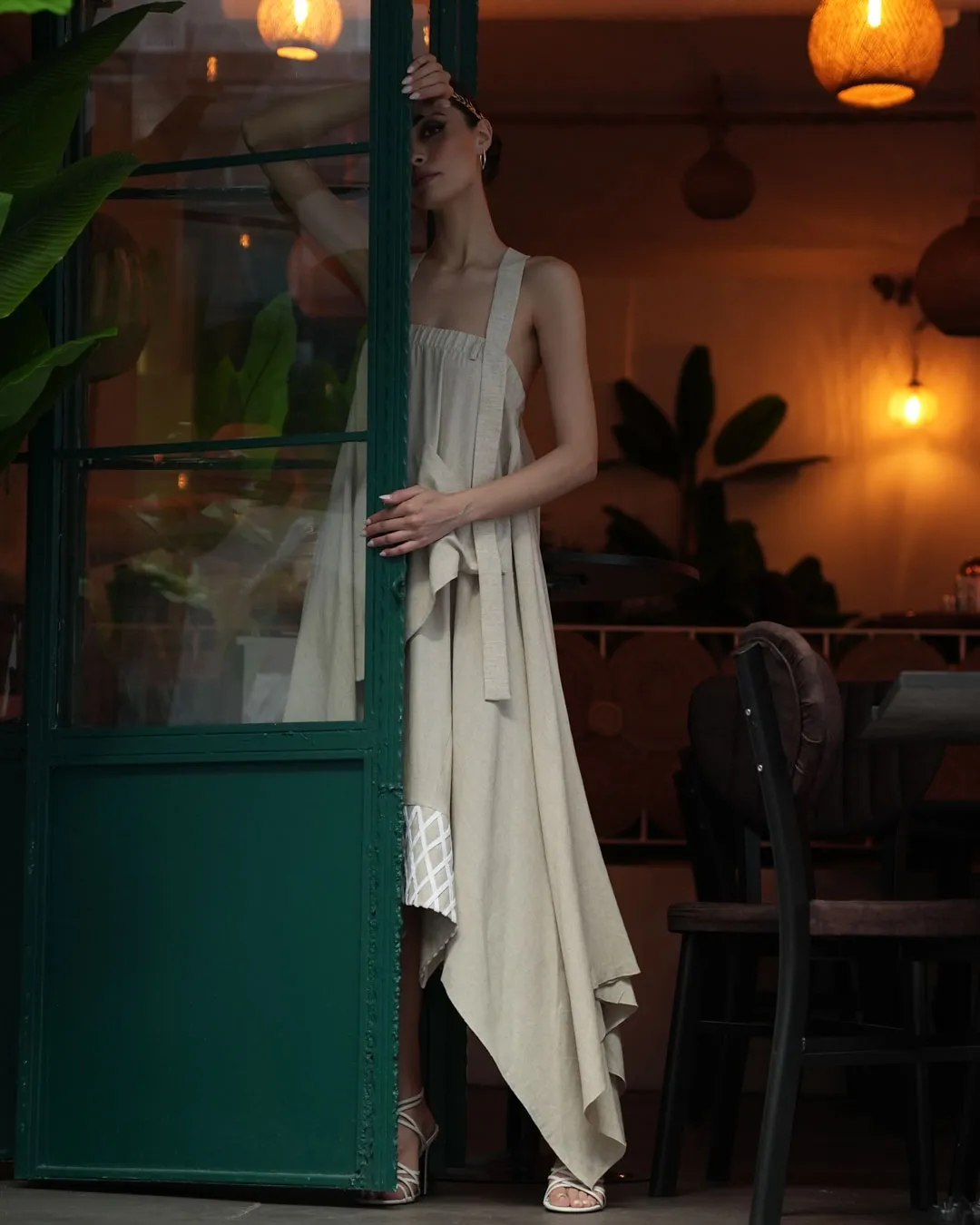 TAYE LINEN DRESS