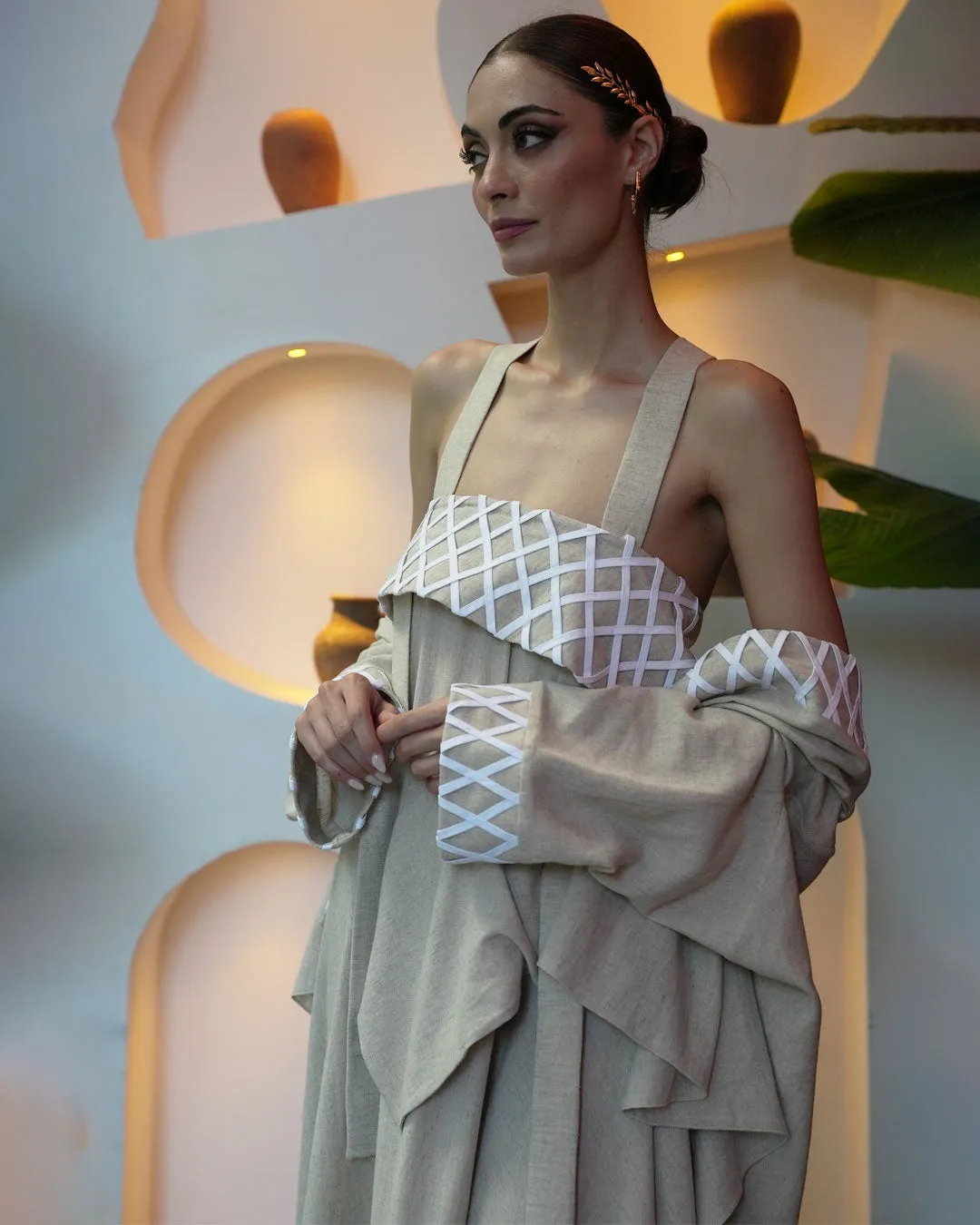 TAYE LINEN DRESS