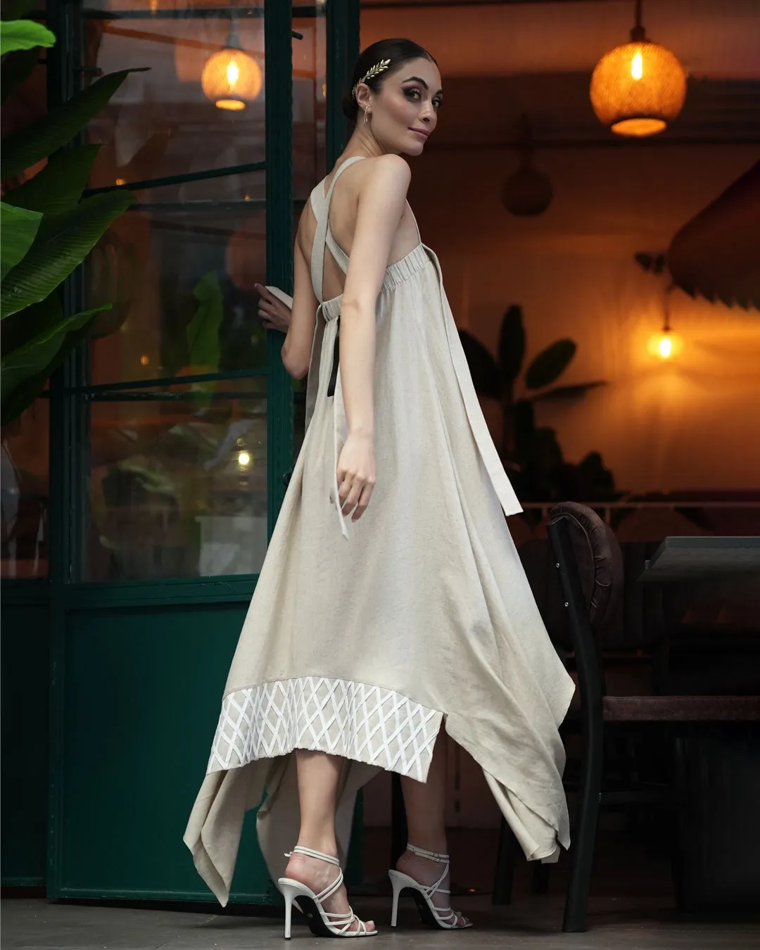 TAYE LINEN DRESS